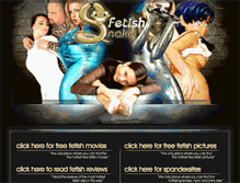 Tablet Screenshot of fetishsnake.com